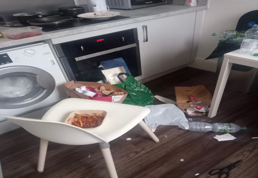 Dirty Apartment Room in Liverpool